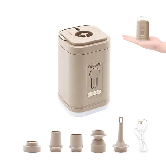Electric Air Pump Portable Wireless Air Compressor Inflator/Deflator Pumps for Inflatable Cushions Air Beds Boat Swimming Ring
