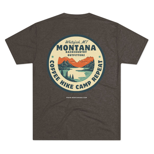MBO's Unisex Tri-Blend Crew Premium Tee – Explore More Discover More, Gift for Outdoor Lovers, Hiking Shirt, Travel Tee, Summer Apparel