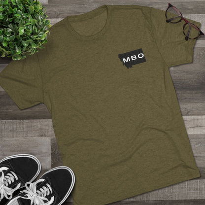 MBO's Unisex Tri-Blend Crew Premium Tee – Explore More Discover More, Gift for Outdoor Lovers, Hiking Shirt, Travel Tee, Summer Apparel