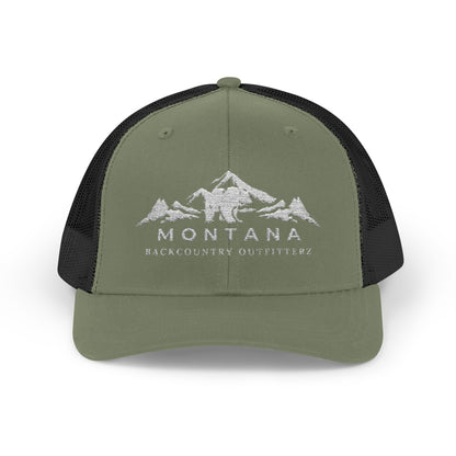 Montana Backcountry Outfitterz- Richardson 112 snap back trucker hat