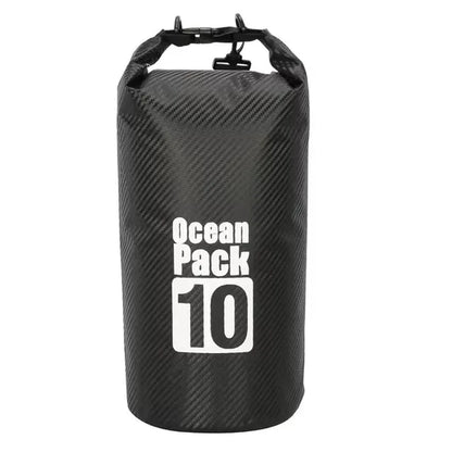 2/5/10/15/20/30L Waterproof Swimming Bag Carbon Fiber Waterproof Dry Bag Outdoor Foldable Storage Beach Swimming Rafting Bag