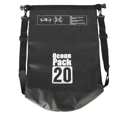 2/5/10/15/20/30L Waterproof Swimming Bag Carbon Fiber Waterproof Dry Bag Outdoor Foldable Storage Beach Swimming Rafting Bag