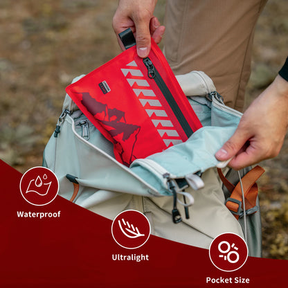 Small First Aid Kit  Ultralight Waterproof Medical Kit for Hiking Camping Backpacking Cycling Travel Vehicles 105PC