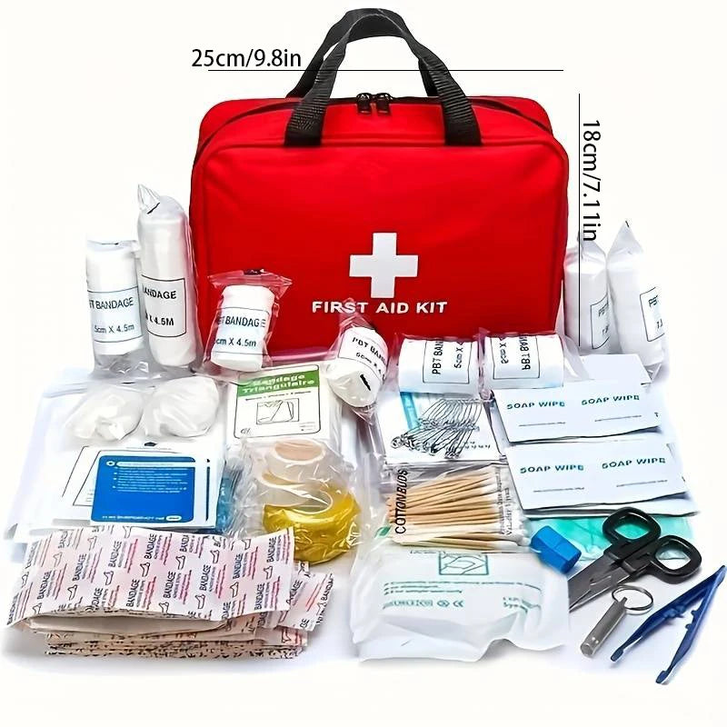 Multi-Purpose Emergency Medical Supplies Portable Medical Kit for Outdoor Hunting, Hiking, Camping, Etc. Outdoor First Aid Kit