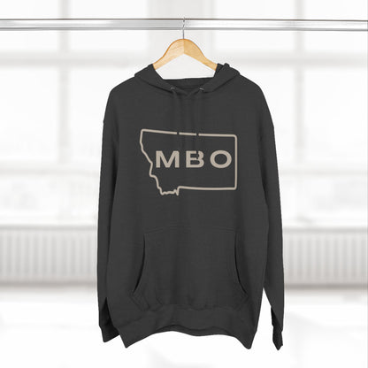 Montana-Themed Fleece Hoodie, Cozy Winter Wear, Outdoor Adventure Sweatshirt, Gift for Nature Lovers, Perfect for Camping & Hiking
