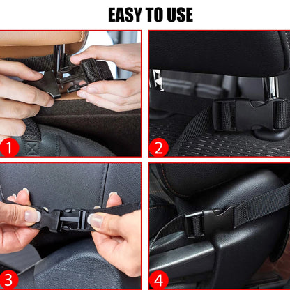 1 Pack Car Seat Organizer,Waterproof Car Storage Back Seat Organizer, 10 Storage Pockets Car Organizers, Heavy Duty Stain Resistant Kick Mats for Kids Truck,Interior,Vehicle