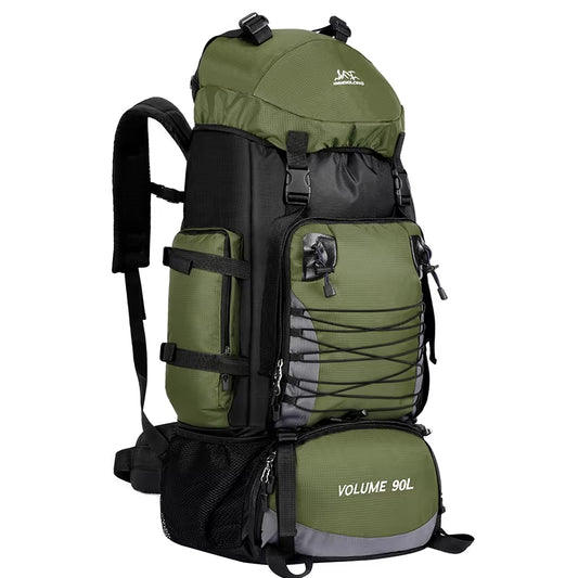 90L Large Capacity Outdoor Backpack Waterproof Mountaineering Camping Trekking Hiking Backpack Rucksack Travel Sport Blaso Bag