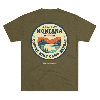 MBO's Unisex Tri-Blend Crew Premium Tee – Explore More Discover More, Gift for Outdoor Lovers, Hiking Shirt, Travel Tee, Summer Apparel