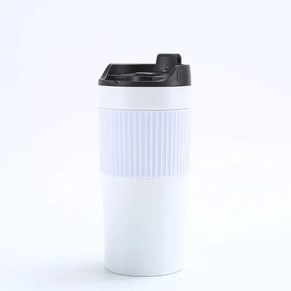 Portable Coffee Maker French Press Insulated Mug with Double Walled Insulated Vacuum Coffee Tea Thermos Mug for Travel Outdoor