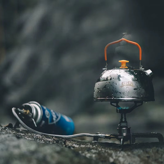 Outdoor Gas Stove Mini Camping Gas Burner 25G Ultralight Titanium Picnic Hiking Cooking Stove Survival Furnace -3000T