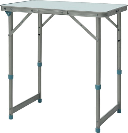 23" Folding Camping Table with Height Adjustability, Lightweight Portable Table with Carry Handle, Outdoor Folding Table Camping Accessories