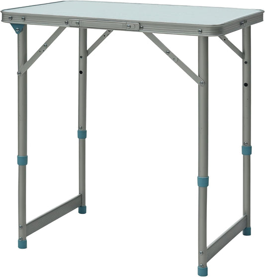 23" Folding Camping Table with Height Adjustability, Lightweight Portable Table with Carry Handle, Outdoor Folding Table Camping Accessories