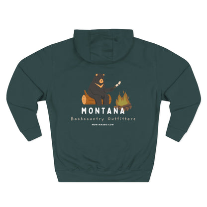 Cozy Bear Camping Hoodie - Perfect Gift for Nature Lovers, Outdoor Adventures, Camping Trip, Fall Celebrations, Animal Enthusiasts