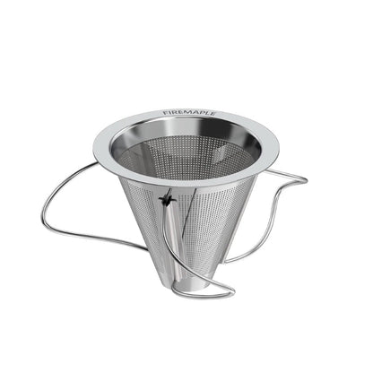 Fire Maple Antarcti Foldable Coffee Filter Reusable Double Layer Outdoor Portable Pour over Coffee Dripper 304 Stainless Steel