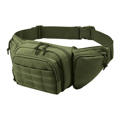 Hunting Waist Bag Men'S Tactical Fanny Pack Water-Proof Molle Hiking Climbing Mobile Phone Belt Pack Outdoor Sport Combat Bags