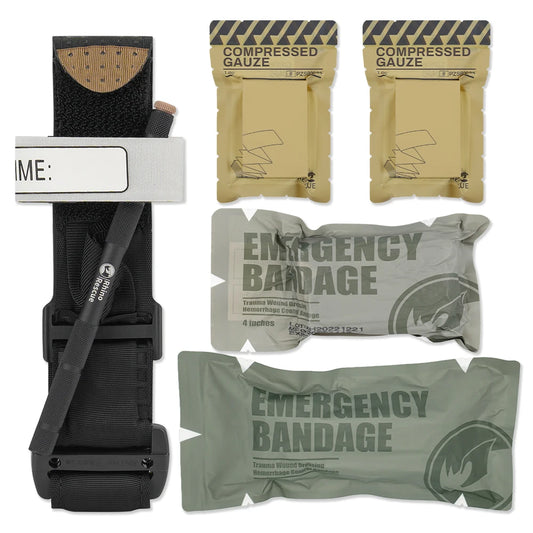 Trauma Kit,Combat Survival Gear Medical Kit,Tactical for Emergency First Aid, IFAK Refill Supplies