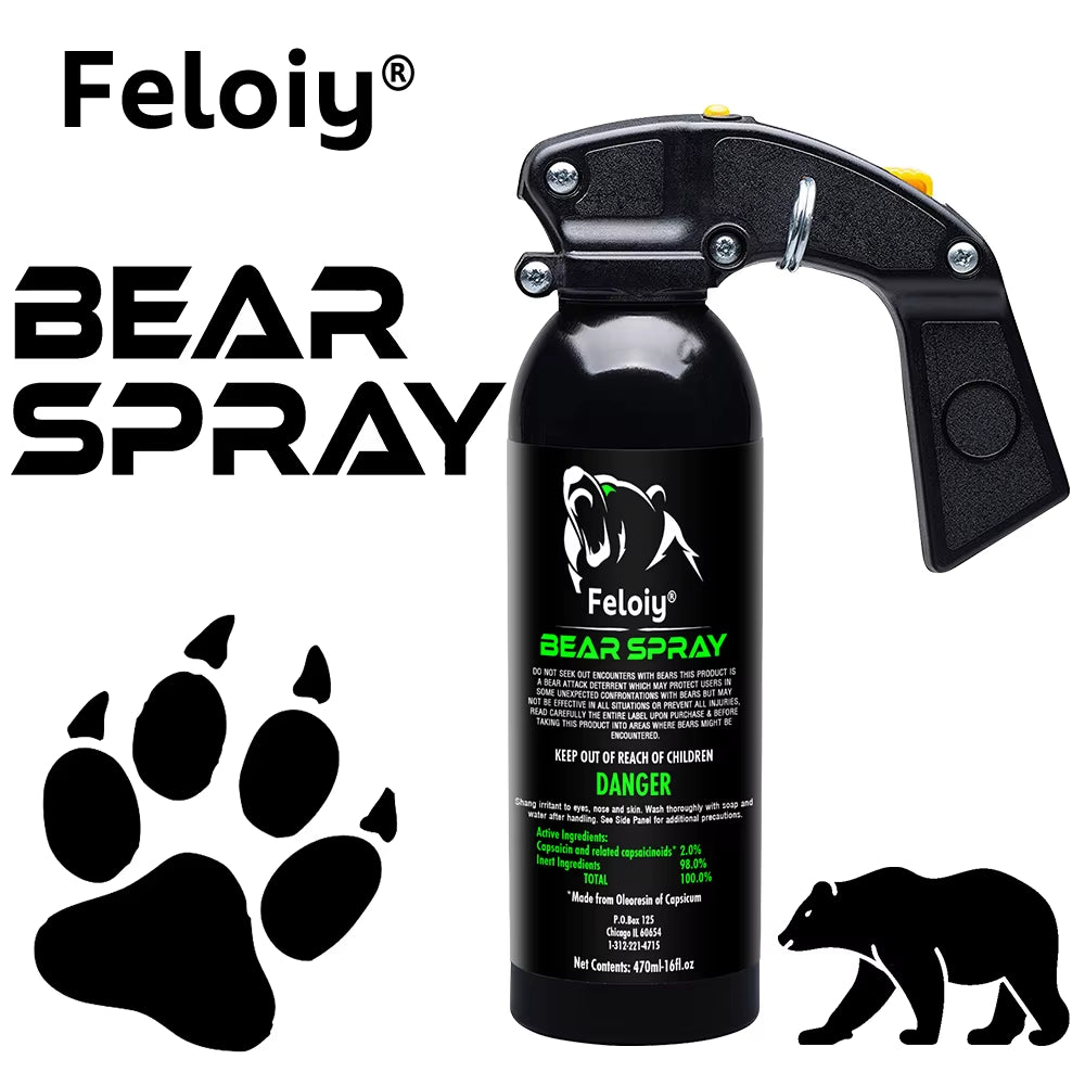 Bear Spray, Outdoor Camping and Hiking Protection, Easy to Carry