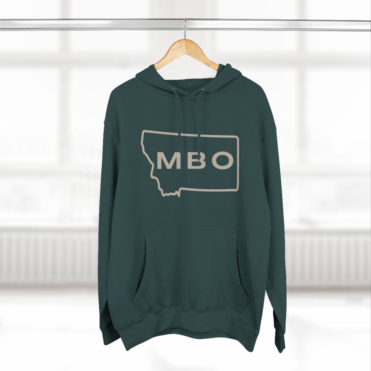 Montana-Themed Fleece Hoodie, Cozy Winter Wear, Outdoor Adventure Sweatshirt, Gift for Nature Lovers, Perfect for Camping & Hiking