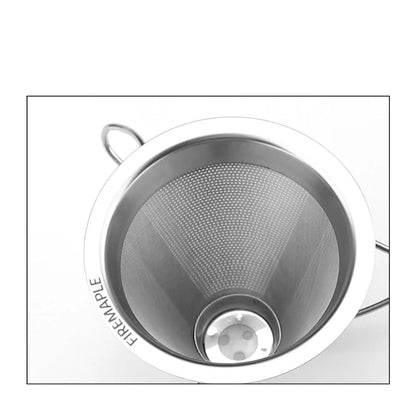 Fire Maple Antarcti Foldable Coffee Filter Reusable Double Layer Outdoor Portable Pour over Coffee Dripper 304 Stainless Steel