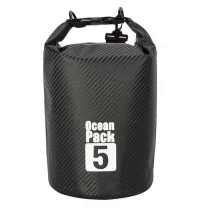 2/5/10/15/20/30L Waterproof Swimming Bag Carbon Fiber Waterproof Dry Bag Outdoor Foldable Storage Beach Swimming Rafting Bag