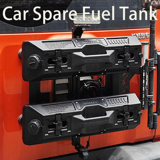 Car 6.5L Portable Fuel Tank Emergency Backup Fuel Container for Off-Road Vehicles Motorcycles SUV RV Kerosene Can Water Tank