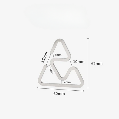 Camping Circular Hook Ultralight Hiking Supplies Stainless Buckle Multifunctional Travel Equipment Strongly Bearing Hook