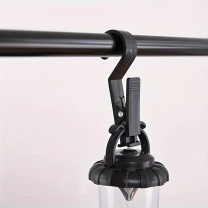 4Pcs Portable Outdoor Canopy Clip - Multifunctional Hook Rack for Camping, Travel Hanging Clothes, Etc