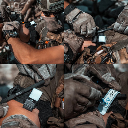 Trauma Kit,Combat Survival Gear Medical Kit,Tactical for Emergency First Aid, IFAK Refill Supplies