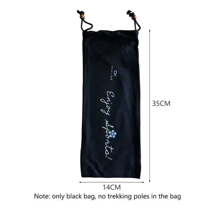 HEALING Ultra Light Trekking Pole Carbon Folding Hiking Stick Collapsible Hiking Poles Trekking Stick Walking Poles Walk