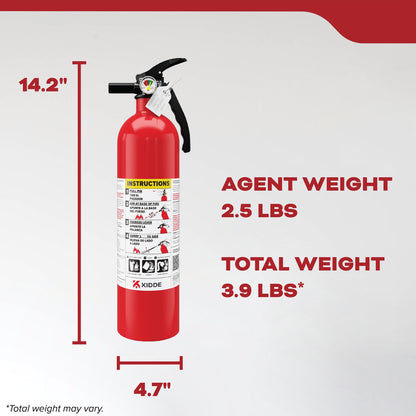 Basic Fire Extinguisher for Home, Residential 1A10BC