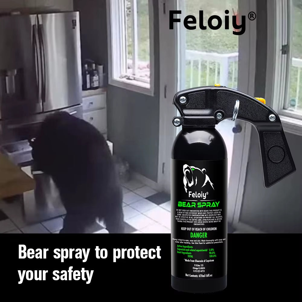 Bear Spray, Outdoor Camping and Hiking Protection, Easy to Carry