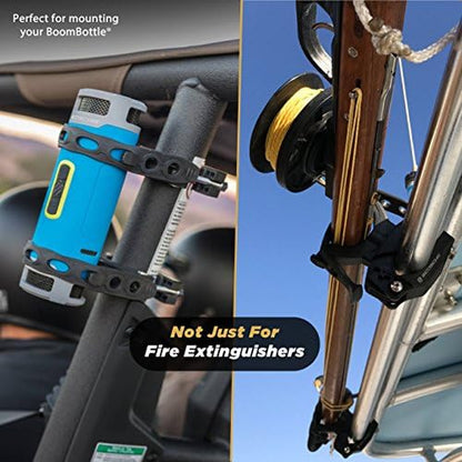 PSM11004 Terraclamp Heavy Duty Fire Extinguisher and Boombottle Universal Vehicle Mount, Large (Pack of 2)